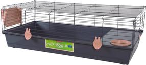 Клеткa для грызунов Zolux Ehop, 119 см x 55 см x 20.5 см, розовый цв./графитовый цв.
