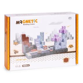 Magnetinis konstruktorius Building Cubes, 160 vnt., įvairių spalvų