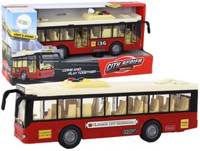 Игрушечный автобус City Series, красный цв.