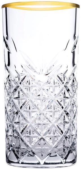 Klaaside komplekt Pasabahce Timeless Gold, klaas, 0.295 l, 4 tk
