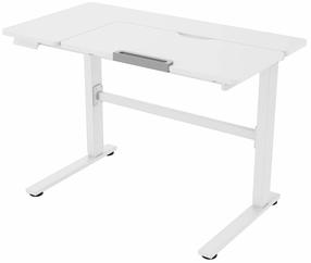Arvutilaud reguleeritava kõrgusega Home4you Ergo Fit 18712, 112 cm x 60 cm, 56 - 80 cm, valge v.