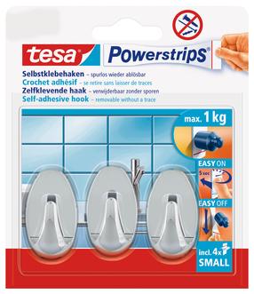 Drabužių kabliukas Tesa Powerstrips, chromo sp.