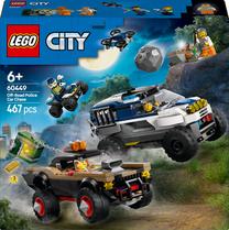 Konstruktors LEGO® City Pakaļdzīšanās ar bezceļu policijas auto 60449, 467 gab.