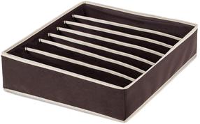 Dėžė, stalčių organizavimui Springos HA3028, 30 cm x 30 cm, audinys, ruda sp.