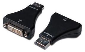 Адаптер Assmann Display port male, DVI-I female, черный цв.