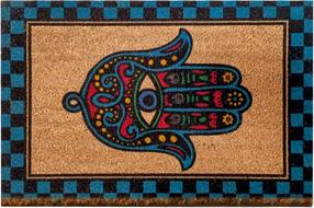 Durų kilimėlis Conceptum Hypnose Hamsa 877CHL1230, įvairių spalvų, 60 cm x 40 cm x 2.2 cm