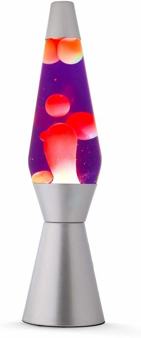 Lavas galda lampa Itotal Mellow Yellow, 25W, caurspīdīga krās./sudraba krās.