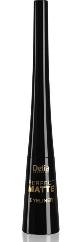 Akių apvadas Delia Cosmetics Perfect Matte, 4 ml, juoda sp.