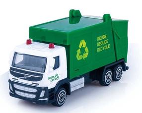 Rotaļlietu atkritumu vedējs MSZ Volvo Garbage Truck 67377M, balta krās./zaļa krās.