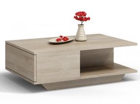 Žurnalinis staliukas Denver Sonoma, ąžuolo/šviesiai ruda, 90 cm x 60 cm x 42 cm