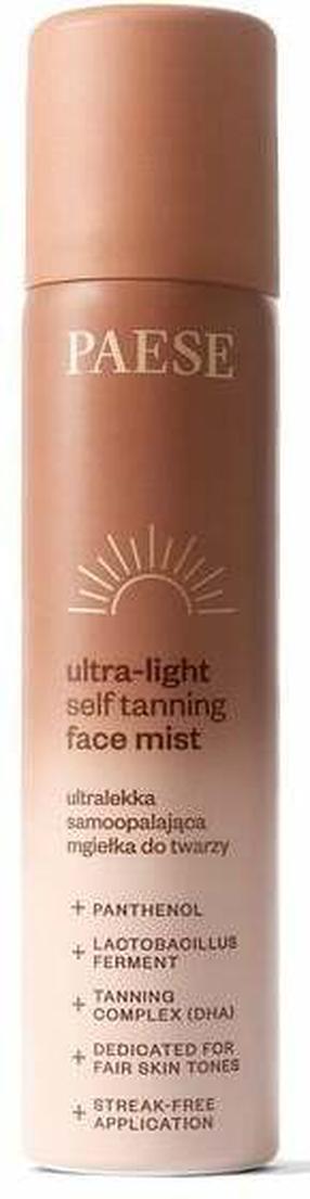 Savaiminio įdegio purškiklis veidui Paese Ultra Light, 75 ml