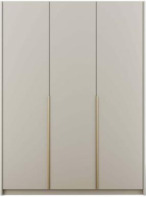 Skapis ADRK Bregma III, zelta krās./kašmira krās., 58 cm x 148 cm x 204 cm