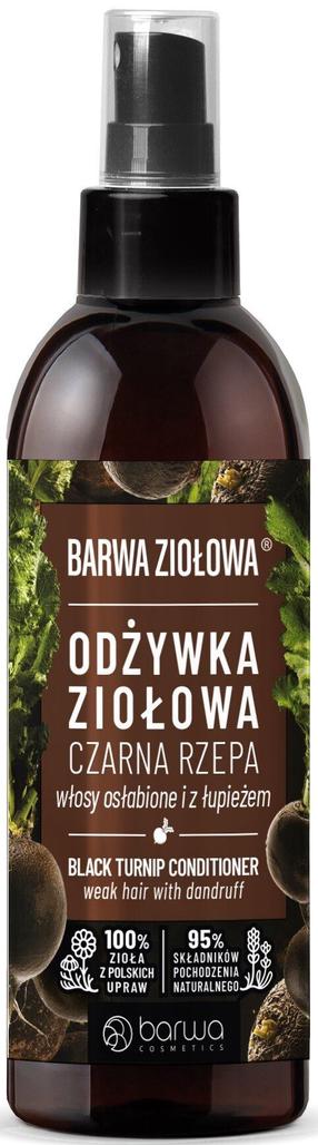 Matu kondicionieris, izsmidzināms Barwa Herbal Black Turnip, 250 ml