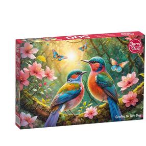 Puzle CherryPazzi Greeting The New Day, 34.5 cm x 50 cm, 500 gab., daudzkrāsaina