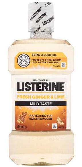 Жидкость для полоскания рта Listerine Fresh Ginger & Lime Mild, 500 мл