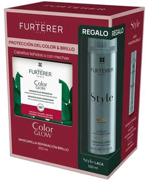 Matu kopšanas produktu komplekts Rene Furterer Color Glow Mask & Hairspray Set, 300 ml