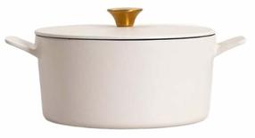 Ketaus puodas Homla Andreas 777660, Ø25 cm, 5 l, smėlio sp.