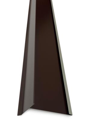 Vējmala PE 0.45MM RAL8017, 2000 mm x 160 mm