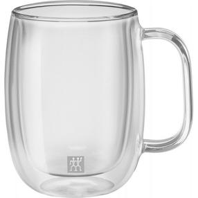 Dubultā stikla krūzes komplekts Zwilling Coffee 39500-112-0, caurspīdīga krās., 0.335 l