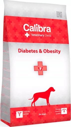 Kuiv koeratoit Calibra Veterinary Diets Diabetes & Obesity, kanaliha/kalkun, 12 kg