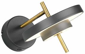 Šviestuvas sieninis Trio Keaton, LED, 2300 - 4000 °K, 1 x 10 W, balta sp./juoda sp. / juoda sp.
