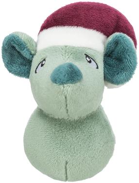 Мягкая игрушка для кошек Trixie Mouse 92704, зеленый цв., 11 см