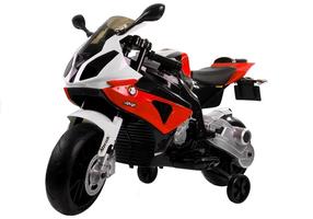 Vaikiškas elektrinis motociklas Lean Toys BMW S1000RR, raudona sp.
