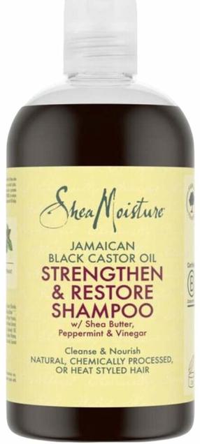 Шампунь Shea Moisture Jamaican Black Castor Oil Strengthen & Restore, 384 мл