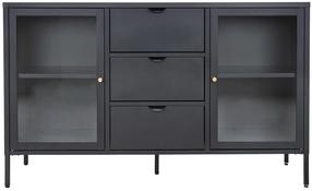 Kummut House Nordic Dalby 3001056, must v., 85 cm x 140 cm x 40 cm