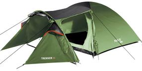 Trīsvietīga telts Nils Extreme Trekker III NC6312, zaļa krās., 390 cm x 210 cm x 130 cm