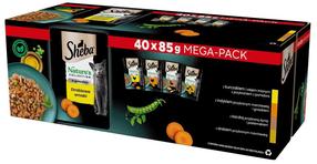 Šlapias kačių maistas Sheba Nature's Collection Poultry Jelly, paukštiena, 0,085 kg x 40 vnt.