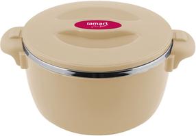 Термос для еды Lamart Thermo Cooker LT6037, 2.5 л, бежевый цв.