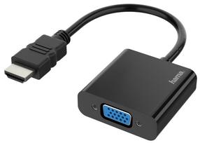 Adapteris Hama HDMI - VGA HDMI male, VGA Female, juoda sp.
