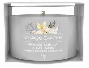 Свеча, ароматическая Yankee Candle Mini Smoked Vanilla & Cashmere, 7 - 10 час, 37 г, серый цв.
