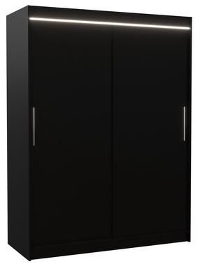 Spinta ADRK Denver LED, juoda sp., 58 cm x 150 cm x 200 cm