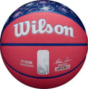 Krepšinio kamuolys Wilson NBA Team City Collector Washington Wizards, 7 dydis, mėlyna sp./raudona sp.