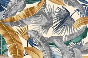 Vaip sise Contrast Jungle 10, kreemjasvalge/oranž v./hall v., 170 cm x 120 cm