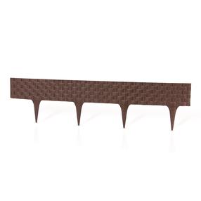 Vejos bortas Garden Center Rattan, 240 cm x 20 cm, ruda sp., 3 vnt.