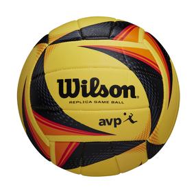 Tinklinio kamuolys Wilson OPTX AVP VB Replica, juoda sp./geltona sp.