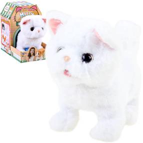 Interaktīva rotaļlieta Kitten, 16 cm, universāls, balta krās.