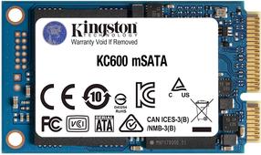 Kõvaketas (SSD) Kingston KC600, mSATA, 512 GB