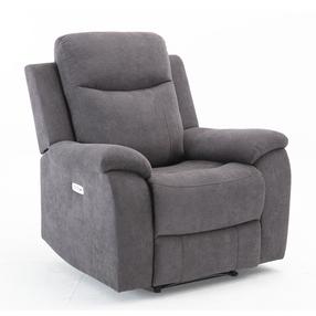 Krėslas Home4you Milo, pilka sp., 97 cm x 69 cm x 103 cm