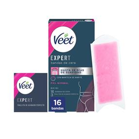 Depilācijas joslas Veet Expert, 16 gab.
