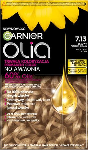 Matu krāsa Garnier Olia, beige dark blond krās., 7.13, 174.0 ml