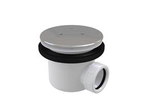 Sifonas dušo padėklui Ravak Professional, 84 mm, 90 mm, balta sp./chromo sp.