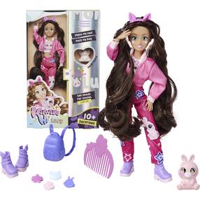 Кукла с аксессуарами Simba Kawaii Hi Lucy 595-3975, 32 см, розовый цв.