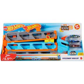 Automobilių trasa Mattel Hot Wheels City Speedway Hauler GVG37, mėlyna sp.