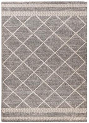 Kilimas Kayoom Rhombus 225 95OGX-80-150, ruda/smėlio, 150 cm x 80 cm (pažeista pakuotė)