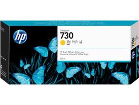 Rašalinio spausdintuvo kasetė HP HP 730, geltona sp., 300 ml