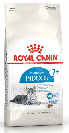Sausas kačių maistas Royal Canin Indoor +7, vištiena, 0.4 kg